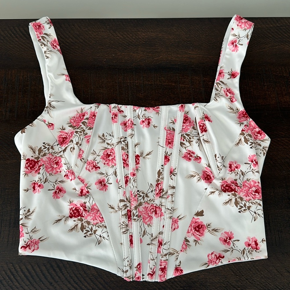 Floral Corset Top
